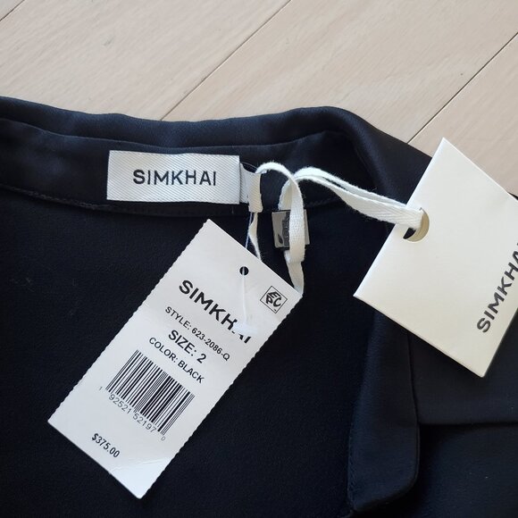 Jonathan SIMKHAI ! Symone Long Sleeve Cowl Top (US/2) - Picture 11 of 16